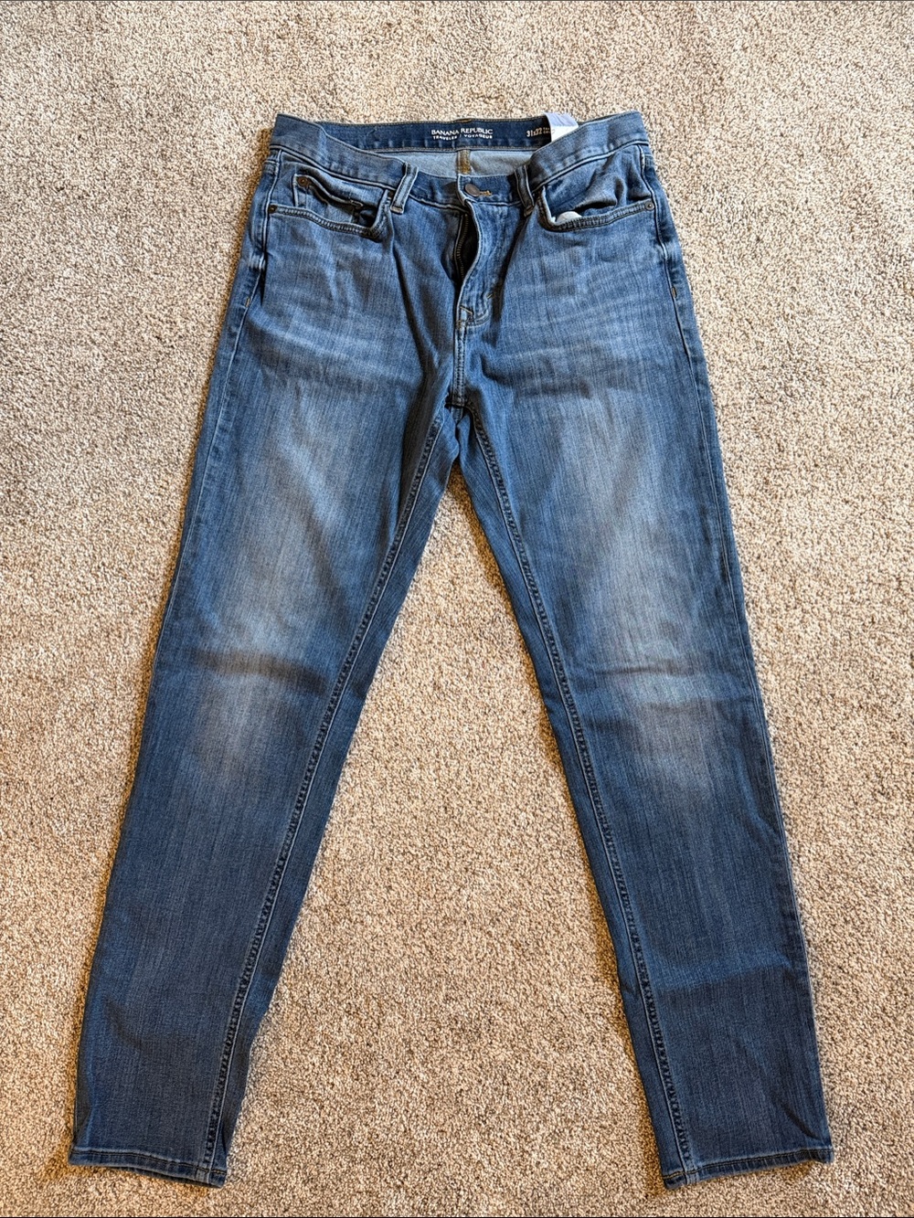 Banana Republic Men’s Slim Straight Jeans - Blue Wash